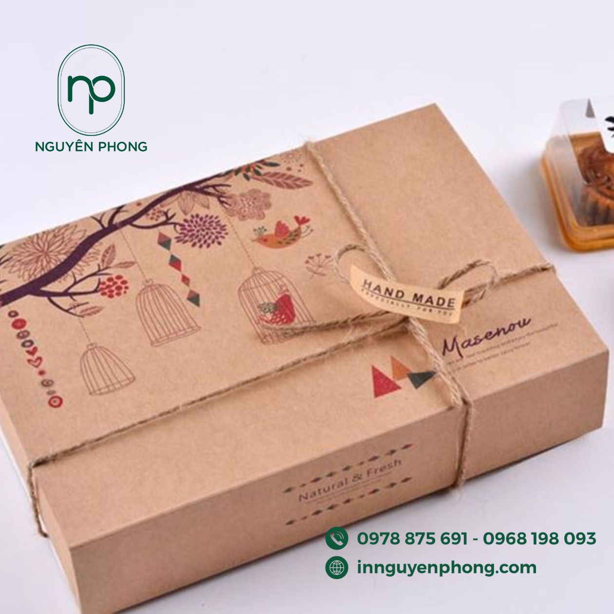 Mẫu hộp giấy đựng cacao

